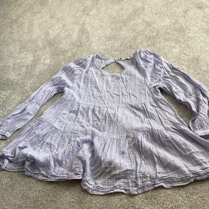 Flowing American Eagle periwinkle blouse